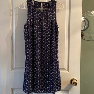 Armani Exchange Navy Blue with white print Dress